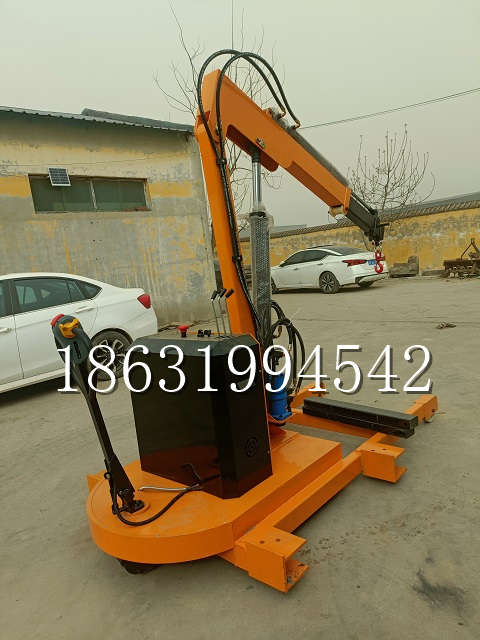 新港乡自卸车厢随车吊 自制轮式四不像起重机 四驱平板吊 5吨 贵盛